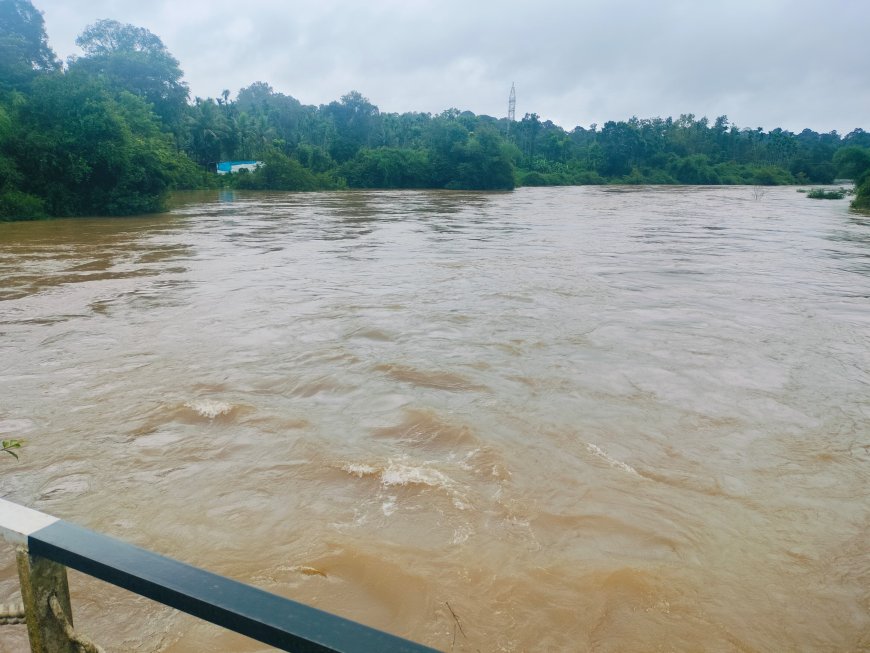 ಬೇತ್ರಿ:ಕಾವೇರಿ ನದಿಯಲ್ಲಿ ನೀರಿನ ಮಟ್ಟ ಏರಿಕೆ