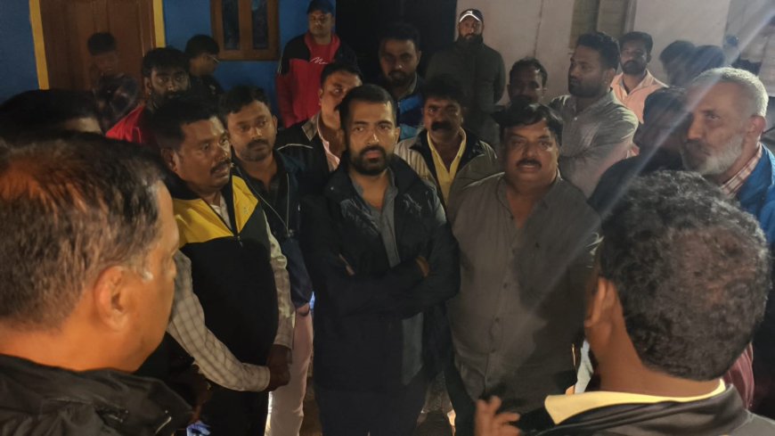ಮಳೆಯಿಂದಾಗಿ ಮನೆಗೆ ಹಾನಿ:ಪತ್ರಕರ್ತ ಜಯಪ್ರಕಾಶ್ ಮನೆಗೆ ಶಾಸಕ ಡಾ.ಮಂತರ್ ಗೌಡ ಭೇಟಿ