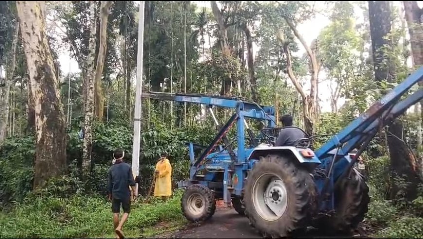 ಪೊನ್ನಂಪೇಟೆ:ಹಳ್ಳಿಗಟ್ಟು ಗ್ರಾಮದಲ್ಲಿ ವಿದ್ಯುತ್ ಬಲವರ್ಧನೆ ಕಾಮಗಾರಿಗೆ ಚುರುಕು: ಕುಡಿಯುವ ನೀರಿನ ಸಮಸ್ಯೆಗೆ ತಕ್ಷಣ ಸ್ಪಂದಿಸಿದ ಶಾಸಕ ಎ.ಎಸ್ ಪೊನ್ನಣ್ಣ