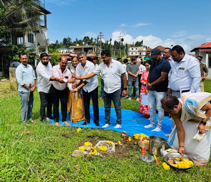 ಗೋಣಿಕೊಪ್ಪ: 2ಕೋಟಿ ವೆಚ್ಚದ ತಡೆಗೋಡೆ ಕಾಮಗಾರಿಗೆ ಶಾಸಕ ಎ.ಎಸ್ ಪೊನ್ನಣ್ಣ ಚಾಲನೆ