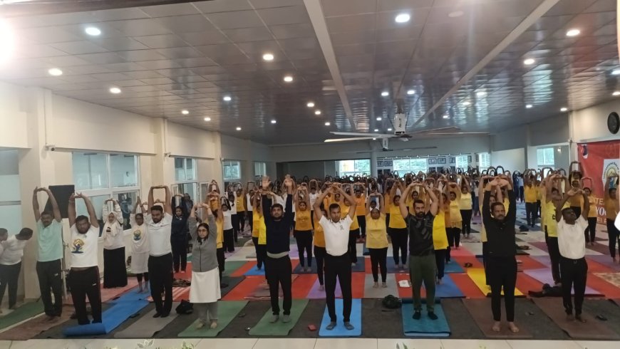 ದೈಹಿಕ ಮತ್ತು ಮಾನಸಿಕ ಆರೋಗ್ಯಕ್ಕೆ ಯೋಗ ಸಹಕಾರಿ: ಡಾ.ಮಂತರ್ ಗೌಡ