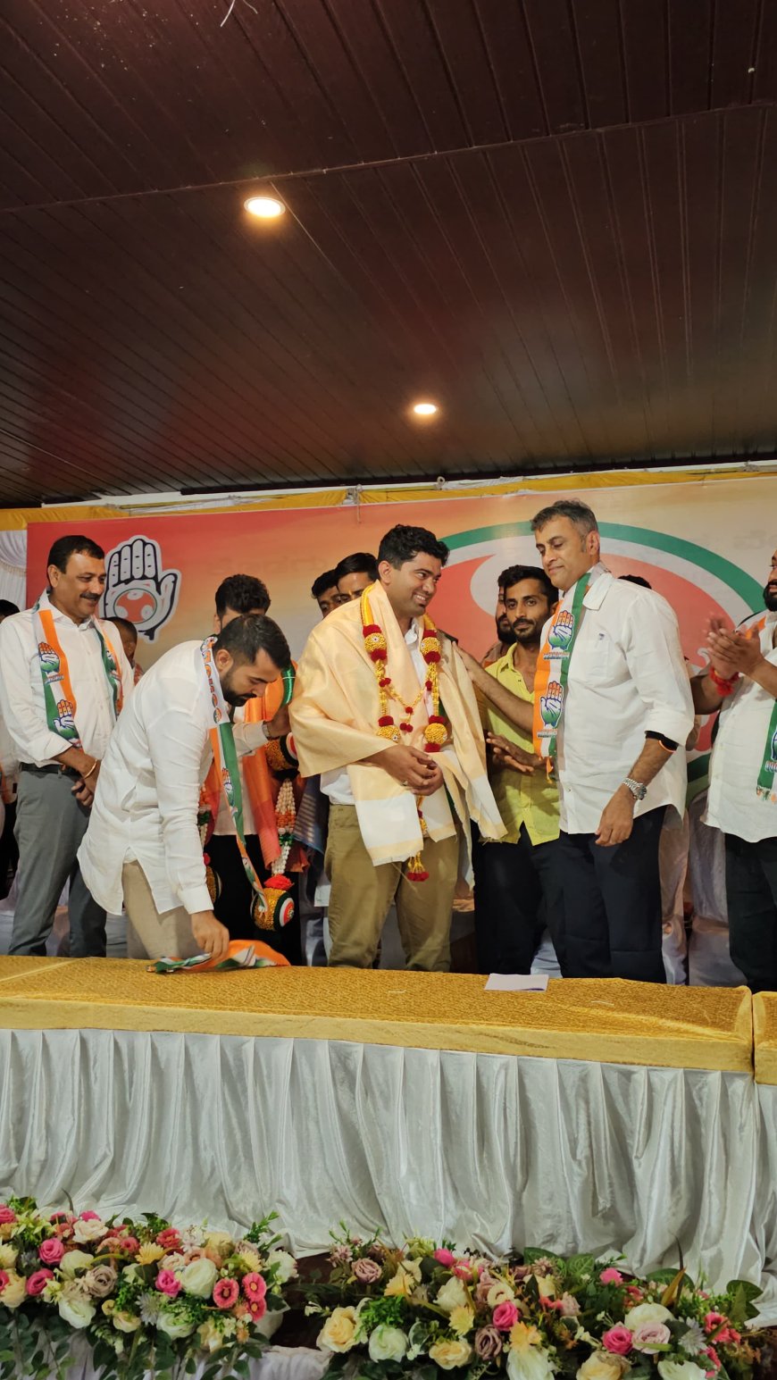 ಕೊಡಗು ಜಿಲ್ಲಾ ಯುವ ಕಾಂಗ್ರೆಸ್ ಸಭೆ:ಮೈಸಿ ಕತ್ತಣಿರ ಅವರಿಗೆ ಸನ್ಮಾನ