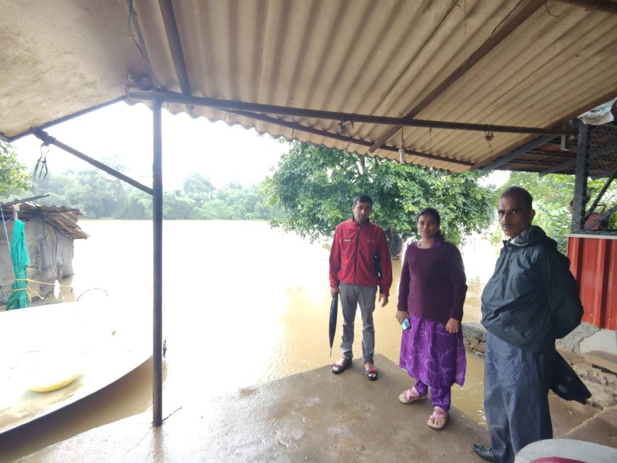 ಕರಡಿಗೋಡು: ಕಾವೇರಿ ನದಿ ಪ್ರವಾಹದಿಂದ ಹೊಳೆಕೆರೆ ರಸ್ತೆ ಸಂಪರ್ಕ ಕಡಿತ