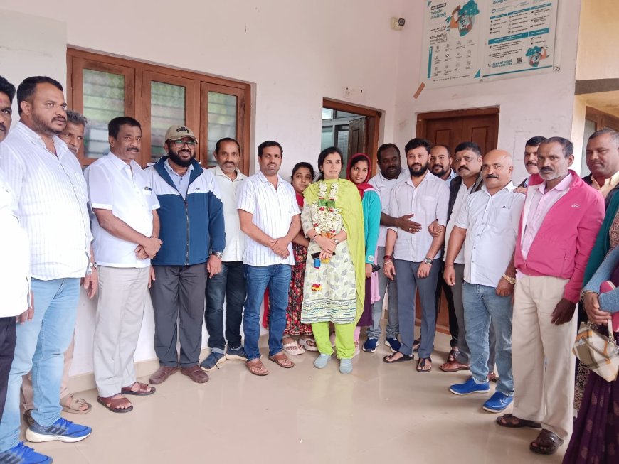 ಬ್ಯಾಡಗೊಟ್ಟ ಗ್ರಾಮ ಪಂಚಾಯಿತಿ ಅಧ್ಯಕ್ಷರಾಗಿ ಪಾವನ ಹೆಚ್.ವಿ ಅವಿರೋಧ ಆಯ್ಕೆ