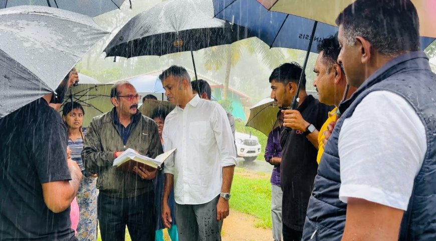 ಹಾಕಿ ಕ್ರೀಡಾ ತರಬೇತಿ ಕೇಂದ್ರ ಸ್ಥಾಪನೆಗೆ ಜಾಗ ಪರಿಶೀಲನೆ ನಡೆಸಿದ ಎ.ಎಸ್ ಪೊನ್ನಣ್ಣ
