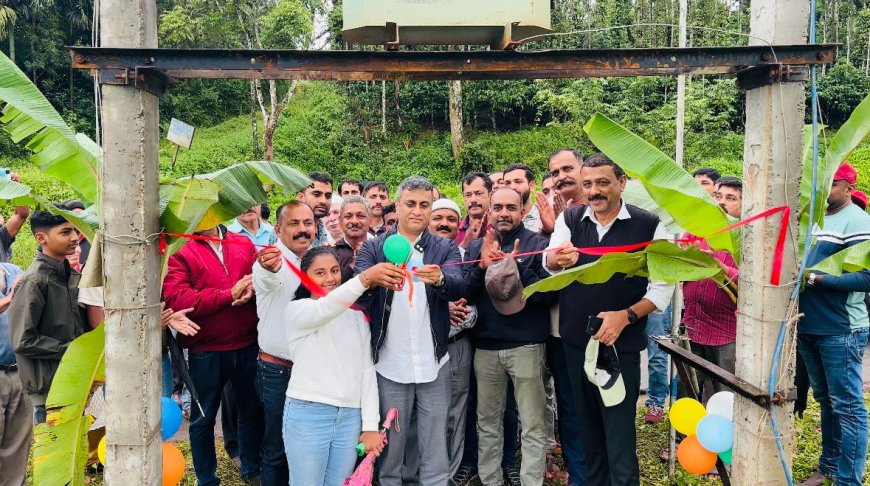 ಪೊನ್ನಂಪೇಟೆ: ನೂತನ ವಿದ್ಯುತ್ ಪರಿವರ್ತಕ ಲೋಕಾರ್ಪಣೆ ಮಾಡಿದ ಎ.ಎಸ್ ಪೊನ್ನಣ್ಣ