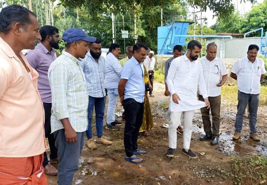 ನೆಲ್ಲಿಹುದಿಕೇರಿ: ಕಾವೇರಿ ನದಿ ಪ್ರವಾಹ ಪೀಡಿತ ಪ್ರದೇಶಗಳಿಗೆ ಡಾ ಮಂತರ್ ಗೌಡ ಭೇಟಿ