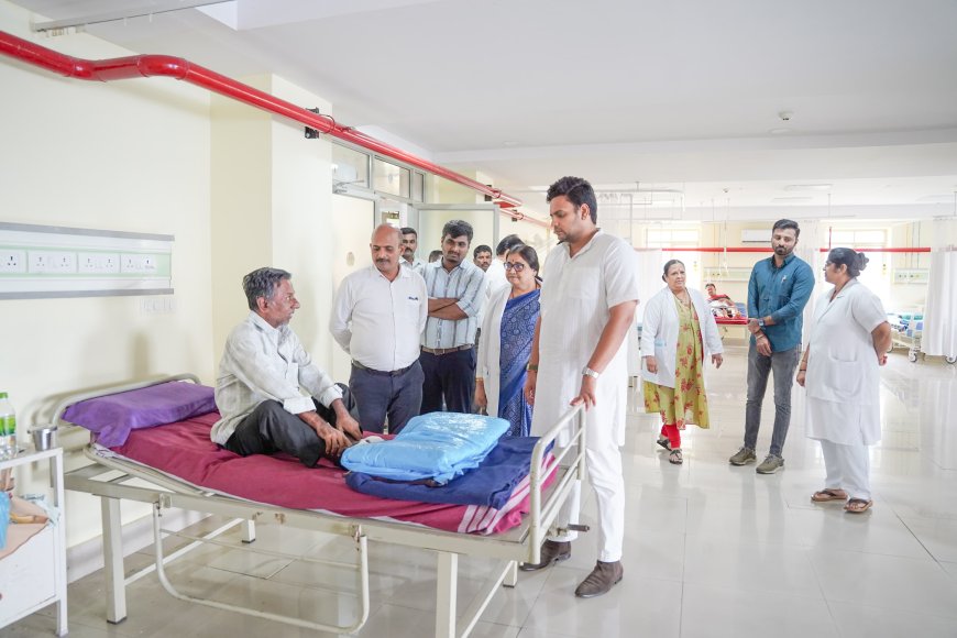 ಇಎಸ್ಐ ಆಸ್ಪತ್ರೆಯಲ್ಲಿ ಪರಿಣಾಮಕಾರಿ ಚಿಕಿತ್ಸೆ ಒದಗಿಸಲು ಯದುವೀರ್ ಸೂಚನೆ: ಮೈಸೂರು ಇಎಸ್ಐ ಆಸ್ಪತ್ರೆಗೆ ಭೇಟಿ ನೀಡಿ ಪರಿಶೀಲನೆ ನಡೆಸಿದ ಮೈಸೂರು-ಕೊಡಗು ಸಂಸದರು