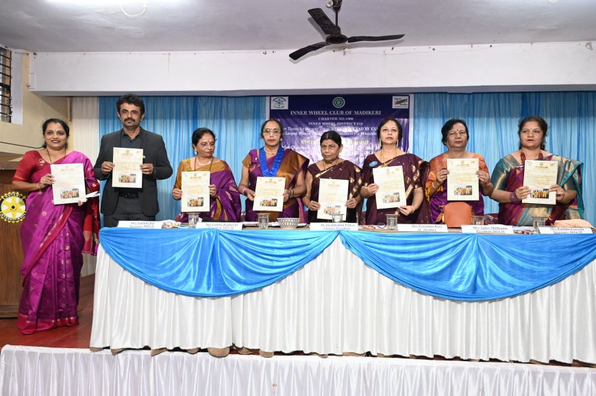 ಇನ್ನರ್ ವೀಲ್ ಸಂಸ್ಥೆಯ  50 ನೇ  ಅಧ್ಯಕ್ಷೆಯಾಗಿ ಲಲಿತಾರಾಘವನ್ ಪದಗ್ರಹಣ