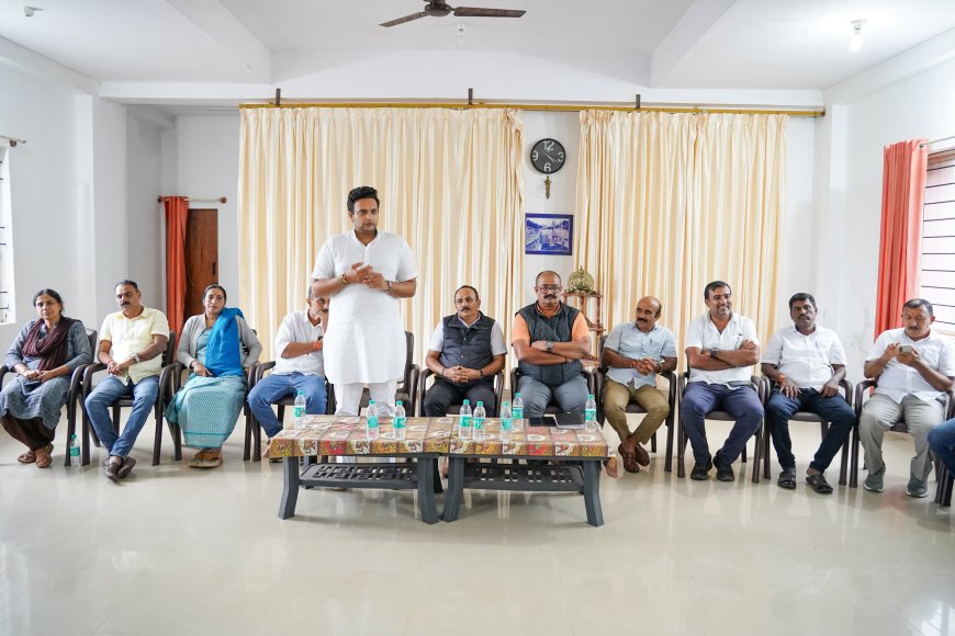ವಿರಾಜಪೇಟೆ:ಬಿಜೆಪಿ ಶಕ್ತಿ ಕೇಂದ್ರದಲ್ಲಿ ನಡೆದ ಸಾರ್ವಜನಿಕ ಸಭೆಯಲ್ಲಿ ಸಂಸದ ಯದುವೀರ್ ಒಡೆಯರ್ ಭಾಗಿ