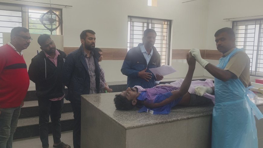 ವಿದ್ಯುತ್ ಆಘಾತಕ್ಕೆ ಯುವಕ ಬಲಿ; ಆಸ್ಪತ್ರೆಗೆ ಭೇಟಿ ನೀಡಿದ ಶಾಸಕ ಡಾ.ಮಂತರ್ ಗೌಡ