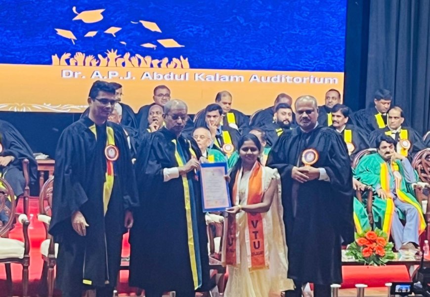 ಸರ್ಕಾರಿ ಇಂಜಿನಿಯರಿಂಗ್ ಕಾಲೇಜು ಕಾರವಾರ: ಸಂಶೋಧನಾ ವಿದ್ಯಾರ್ಥಿ ಶ್ರೀಮತಿ. ಅರ್ಪಿತಾ ಜಿ. ಎ. ಅವರಿಗೆ ವಿಟಿಯುನಿಂದ ಡಾಕ್ಟರೇಟ್ ಪದವಿ