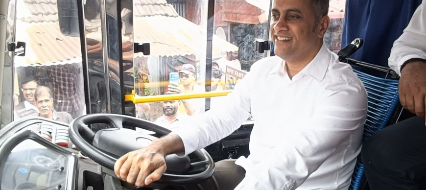 ಮಡಿಕೇರಿ-ನಾಪೋಕ್ಲು- ವಿರಾಜಪೇಟೆ ಮಾರ್ಗ ಬಸ್ ಸಂಚಾರಕ್ಕೆ ಎ.ಎಸ್.ಪೊನ್ನಣ್ಣ ಚಾಲನೆ