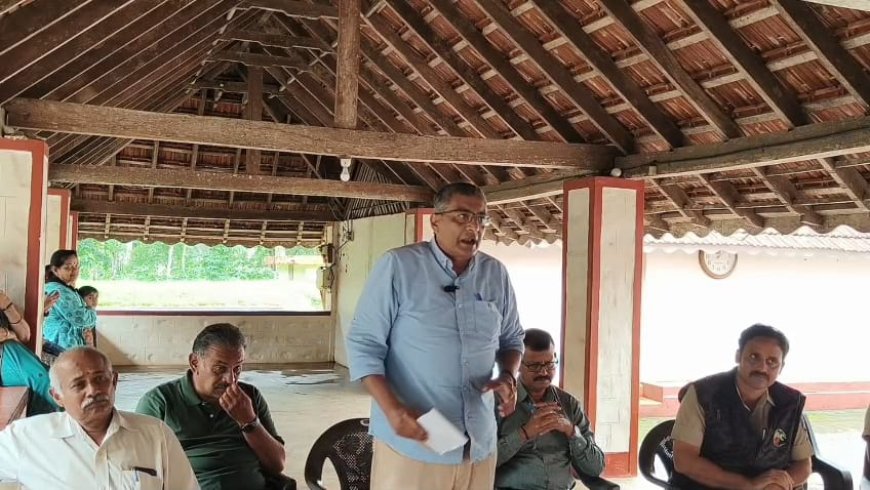 ದಕ್ಷಿಣ ಕೊಡಗಿನಲ್ಲಿ ನಿರಂತರ ಕಾಡಾನೆಗಳ ಉಪಟಳ:ಮಾಯಮುಡಿಯಲ್ಲಿ ಅರಣ್ಯಾಧಿಕಾರಿಗಳು, ರೈತರು ಹಾಗೂ ಬೆಳೆಗಾರರ ಮಹತ್ವದ ಸಭೆ