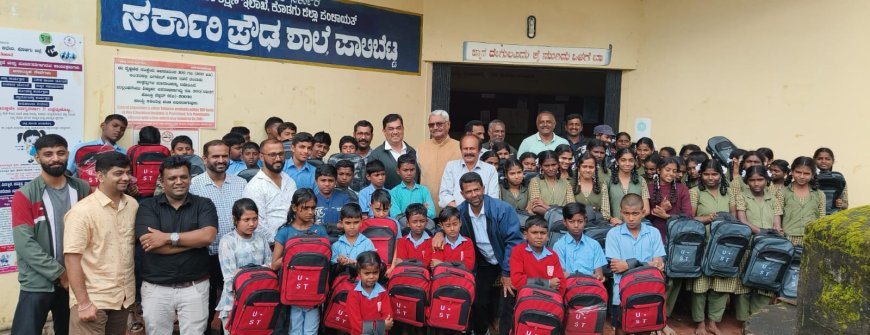 ಶಿಕ್ಷಣದ ಮೂಲಕ ಮುಖ್ಯ ವಾಹಿನಿಗೆ ಬರಲು ಗಣ್ಯರ ಕರೆ: ಪಾಲಿಬೆಟ್ಟ ಸರ್ಕಾರಿ ಶಾಲೆಯ ವಿದ್ಯಾರ್ಥಿಗಳಿಗೆ ಬ್ಯಾಗ್, ಕಲಿಕಾ ಸಾಮಗ್ರಿಗಳ ವಿತರಣೆ: ಪತ್ರಕರ್ತರು, ಸಂಘ-ಸಂಸ್ಥೆಗಳ ಸಾಮಾಜಿಕ ಕಳಕಳಿಗೆ ಗಣ್ಯರ ಮೆಚ್ಚುಗೆ