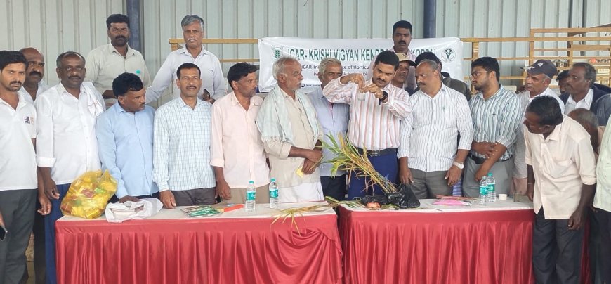 ತೊರೆನೂರು : ಶುಂಠಿ ಕೃಷಿ ಕ್ಷೇತ್ರೋತ್ಸವ ಹಾಗೂ ರೈತರಿಗೆ  ಜಾಗೃತಿ ಕಾರ್ಯಕ್ರಮ  ಶುಂಠಿ ಬೆಳೆಯಲ್ಲಿ ಇಳುವರಿ ಹೆಚ್ಚಿಸಲು ಜಿಂಜರ್ ವಿಶೇಷ ಲಘು ಪೋಷಕಾಂಶಗಳಿವೆ : ಕೃಷಿ ವಿಜ್ಞಾನ ಕೇಂದ್ರದ ವಿಜ್ಞಾನಿ ಡಾ. ವೀರೇಂದ್ರ ಕುಮಾರ್