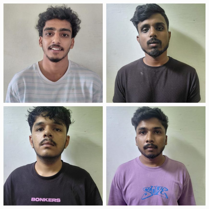 ಟಿಬೆಟಿಯನ್ ಕ್ಯಾಂಪ್ ವ್ಯಾಪ್ತಿಯಲ್ಲಿ ಬ್ರೌನ್ ಶುಗರ್ MDMA ಮಾರಾಟ ಮಾಡಲು ಯತ್ನಿಸುತ್ತಿದ್ದ ನಾಲ್ವರು ಯುವಕರ ಬಂಧನ