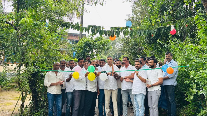 ದೇವಣಗೇರಿಯಲ್ಲಿ‌ ನೂತನ ರಸ್ತೆ ಉದ್ಘಾಟನೆ:ಜನಸಾಮಾನ್ಯರಿಗೆ ರಸ್ತೆ ಸಂಪರ್ಕವು ಮೂಲಭೂತ ಬೇಡಿಕೆಯಾಗಿದೆ:ಶಾಸಕ ಎ‌ಎಸ್ ಪೊನ್ನಣ್ಣ