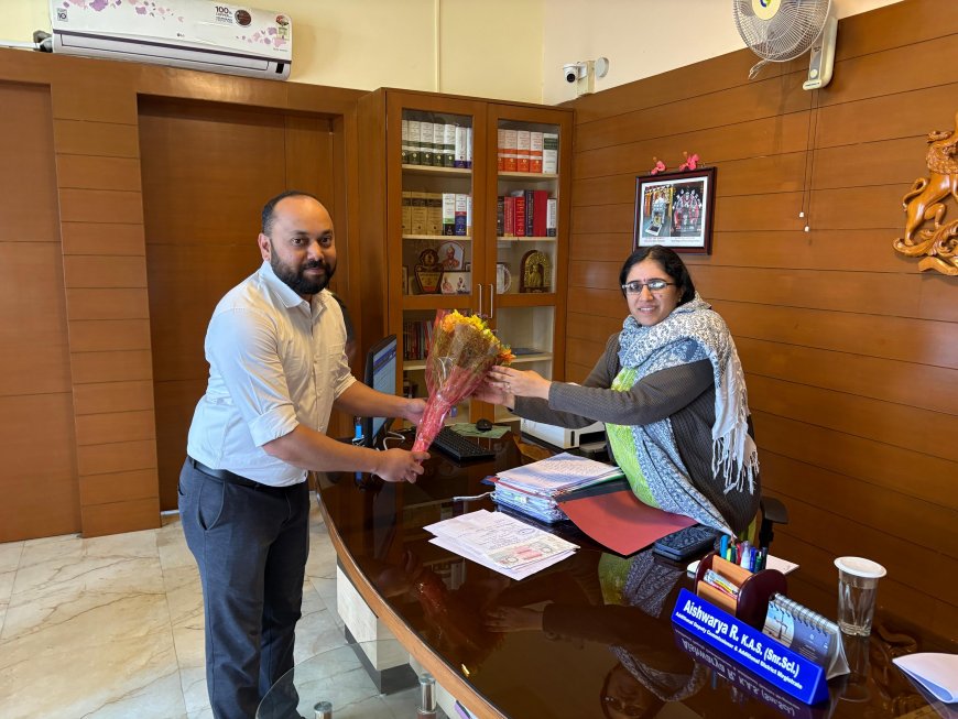 ಮಡಿಕೇರಿ ತಾಲ್ಲೂಕಿನ ನೂತನ ತಹಶೀಲ್ದಾರರಾಗಿ ಶ್ರೀಧರ ಅಧಿಕಾರ ಸ್ವೀಕಾರ