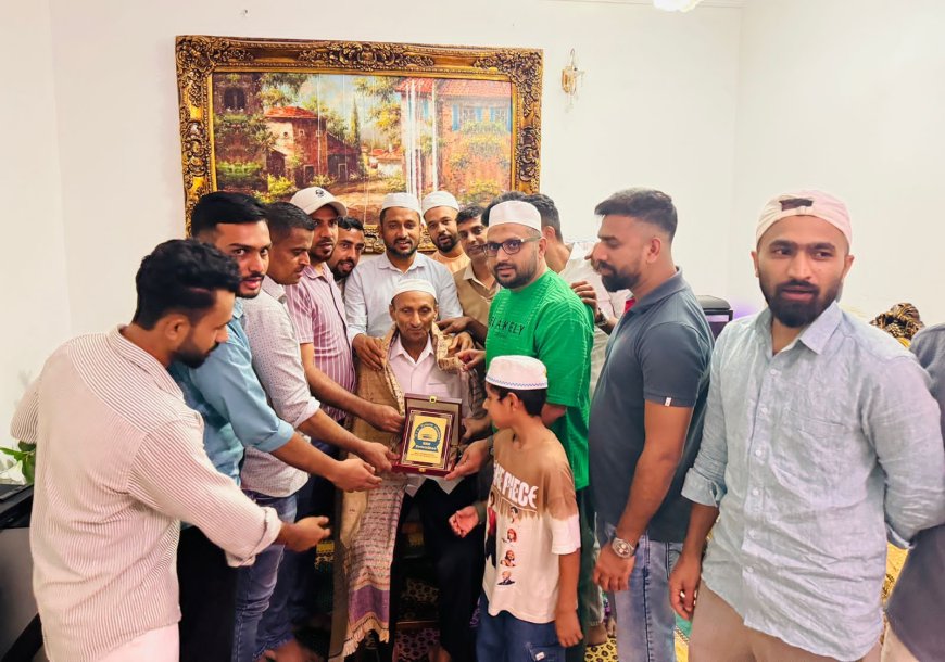 25 ವರ್ಷಗಳ ಕಾಲ ಗುಂಡಿಗೆರೆ ಜಮಾಅತ್ ಅಧ್ಯಕ್ಷರಾಗಿ ಸೇವೆ ಸಲ್ಲಿಸಿದ ಎಂ.ಎ ಅಬ್ಬಾಸ್ ಅವರಿಗೆ ಸನ್ಮಾನ