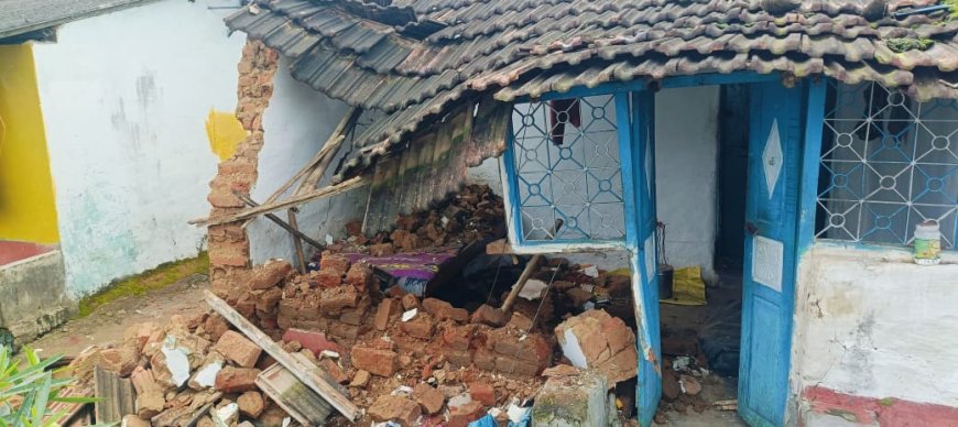 ಕುಶಾಲನಗರ: ಮಳೆಯಿಂದಾಗಿ ಗೋಡೆ ಕುಸಿದು ಗಾಯಗೊಂಡ ಯುವಕ
