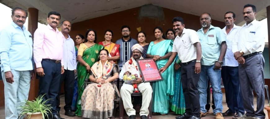 ಬಸವನಹಳ್ಳಿ ಪ್ರೌಢಶಾಲೆಯಲ್ಲಿ ನಿವೃತ್ತಿಗೊಂಡ ದೈಹಿಕ ಶಿಕ್ಷಣ ಶಿಕ್ಷಕ ಲಕ್ಷ್ಮಣ್ ಅವರಿಗೆ ಬೀಳ್ಕೊಡುಗೆ
