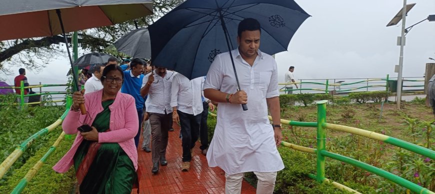 ರಾಜಸೀಟು ಉದ್ಯಾನವನಕ್ಕೆ ಸಂಸದ ಯದುವೀರ್ ಒಡೆಯರ್ ಭೇಟಿ‌