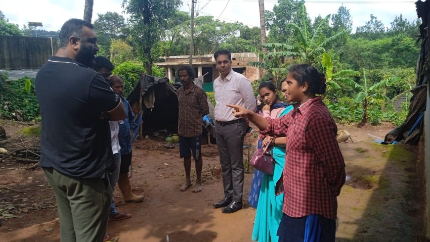 ಗರಗಂದೂರು ಮಲ್ಲಿಕಾರ್ಜುನ ಕಾಲೋನಿಗೆ ತಾಲ್ಲೂಕು ಪಂಚಾಯತ್ ಕಾರ್ಯನಿರ್ವಹಣಾಧಿಕಾರಿ ಭೇಟಿ