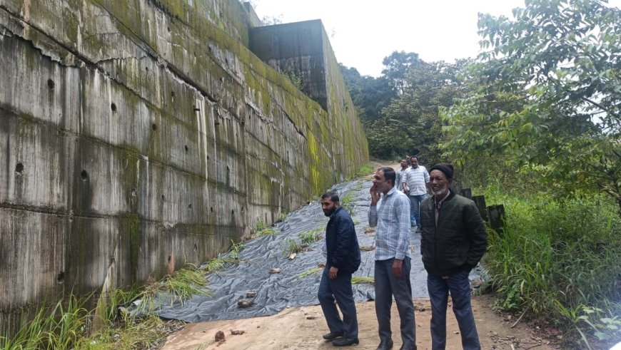 ಮಡಿಕೇರಿ -ಮಂಗಳೂರು ರಸ್ತೆಯ ತಡೆಗೋಡೆ ವೀಕ್ಷಿಸಿದ ಮಡಿಕೇರಿ ನಗರ ಎಸ್.ಡಿ.ಪಿ.ಐ ಸಮಿತಿ