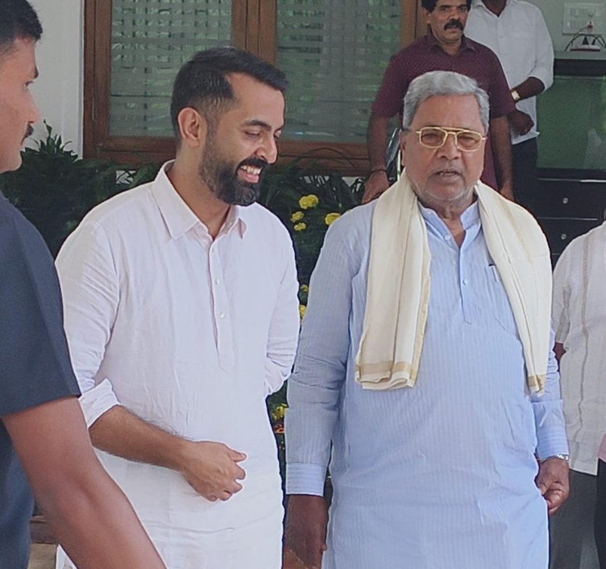 ಬೆಂಗಳೂರಿನಲ್ಲಿ ಮುಖ್ಯಮಂತ್ರಿಗಳನ್ನು ಭೇಟಿ ಮಾಡಿದ ಶಾಸಕ ಡಾ.ಮಂತರ್ ಗೌಡ