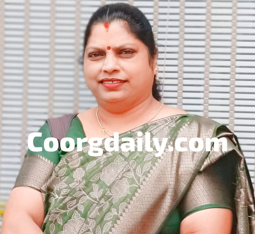ಜಿಲ್ಲಾ ಮಟ್ಟದ ಅತ್ಯುತ್ತಮ ಶಿಕ್ಷಕಿ ಪ್ರಶಸ್ತಿಗೆ  ಕೆ.ಕೆ ಸುಷಾ ಆಯ್ಕೆ