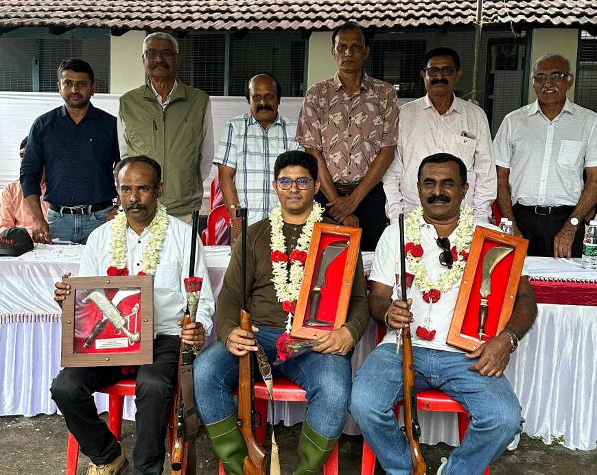 ಕಾವೇರಿ ಸಂಘದಿಂದ ತೆಂಗಿನಕಾಯಿಗೆ ಗುಂಡು ಹೊಡೆಯುವ ಸ್ಪರ್ಧೆ