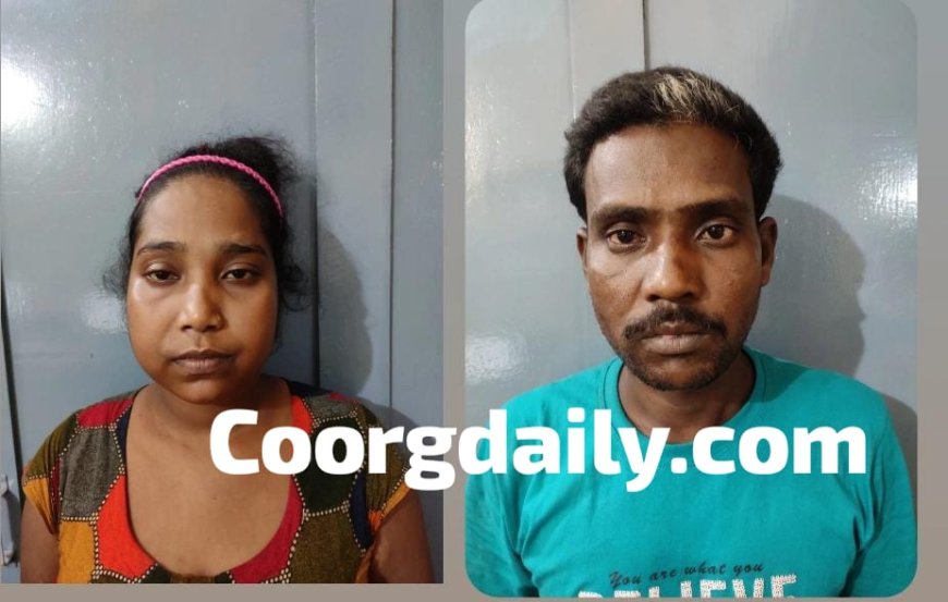 ಸಿದ್ದಾಪುರ: ಗಾಂಜಾ ಮಾರಾಟ,ಪಶ್ಚಿಮ ಬಂಗಾಳ ಮೂಲದ ಇಬ್ಬರು ಕಾರ್ಮಿಕರ ಬಂಧನ ; 1ಕೆಜಿ 166 ಗ್ರಾಂ ಗಾಂಜಾ ವಶಕ್ಕೆ