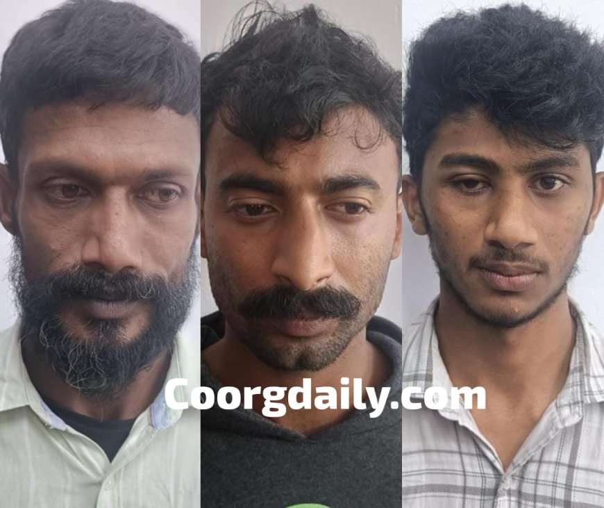 ಹಸು ಕಳ್ಳತನ ಪ್ರಕರಣ: ಕೊಂಡಂಗೇರಿ ಗ್ರಾಮದ ಮೂವರ ಬಂಧನ