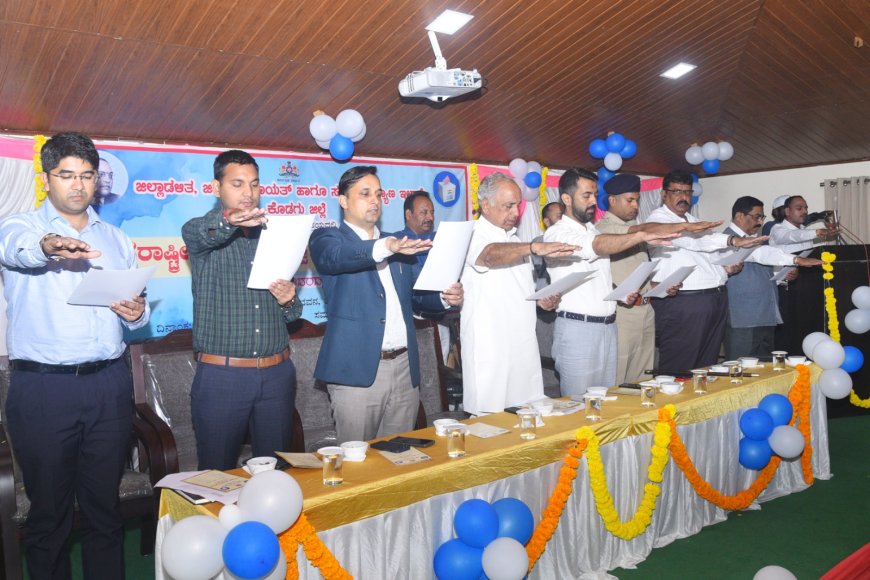 ಪ್ರಜಾಪ್ರಭುತ್ವ ಇತಿಹಾಸವನ್ನು ಹೊಂದಿದಂತಹ ಭಾರತದಲ್ಲಿ ಜನಿಸಲು ನಾವೇ ಪುಣ್ಯವಂತರು: ಕೊಡಗು ಜಿಲ್ಲಾ ಉಸ್ತುವಾರಿ ಸಚಿವ ಎನ್.ಎಸ್.ಬೋಸರಾಜು