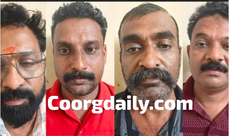 ಮಸಾಜ್ ನೆಪದಲ್ಲಿ ವೇಶ್ಯಾವಾಟಿಕೆ:ನಾಲ್ವರ ಬಂಧನ