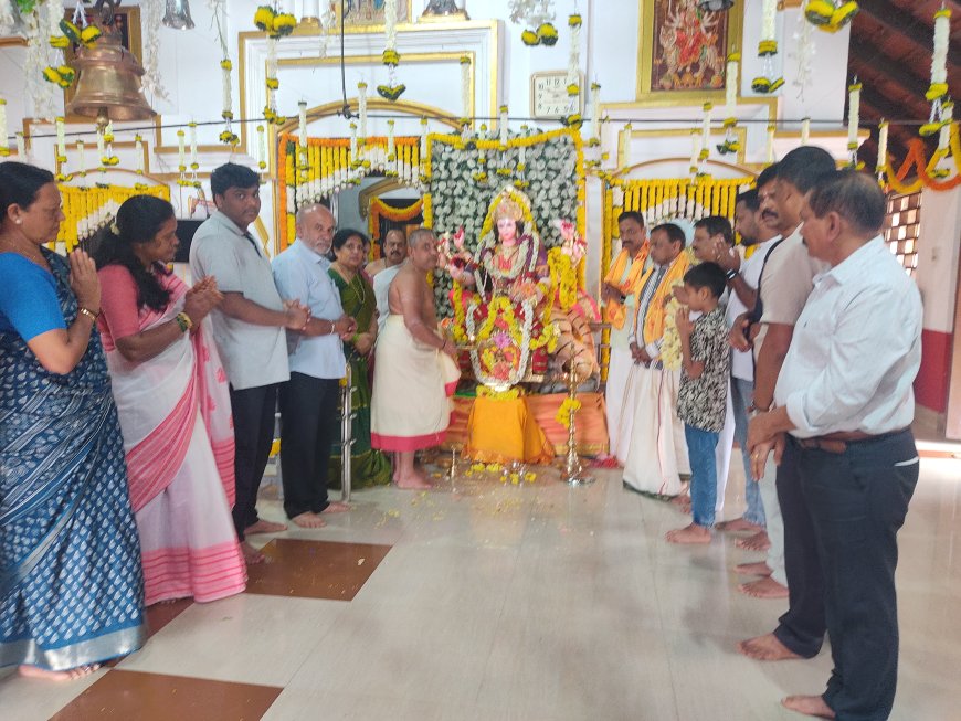 ಸೋಮವಾರಪೇಟೆ: ನವರಾತ್ರಿ ಉತ್ಸವಕ್ಕೆ ಚಾಲನೆ