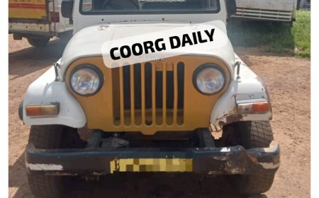 ನಾಪೋಕ್ಲು: ಅಕ್ರಮ ಮರಳು ಸಾಗಾಟ ಮಾಲು,ಸಹಿತ ಪಿಕ್ ಅಪ್ ವಾಹನ ವಶಕ್ಕೆ