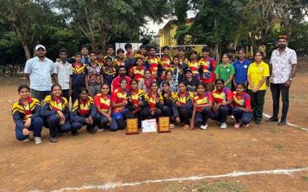 ಜಿಲ್ಲಾ‌ ಮಟ್ಟದ ಥ್ರೋಬಾಲ್ ಪಂದ್ಯಾವಳಿ: ಸರ್ವದೈವತ ಪ್ರೌಢಶಾಲಾ ಬಾಲಕ-ಬಾಲಕಿಯರು ವಿಭಾಗ ಮಟ್ಟಕ್ಕೆ ಆಯ್ಕೆ