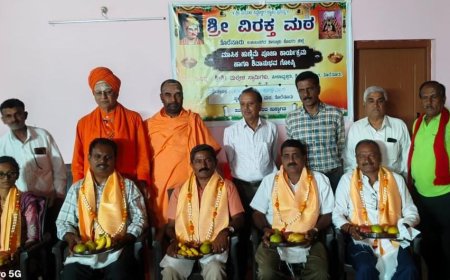 ತೊರೆನೂರು ವಿರಕ್ತ ಮಠದಲ್ಲಿ  ಶಿವಾನುಭವ ಗೋಷ್ಠಿ:ಸನ್ಮಾನ ;