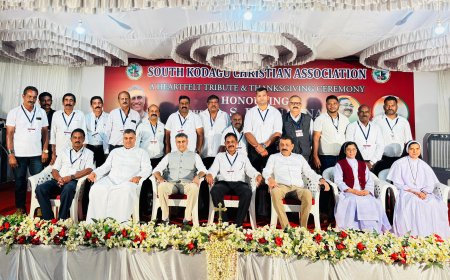 ಕ್ರಿಶ್ಚಿಯನ್ ಸಮುದಾಯ ಶೈಕ್ಷಣಿಕ, ಸಾಮಾಜಿಕವಾಗಿ, ಸಮಾಜದ ಎಲ್ಲಾ ಕ್ಷೇತ್ರಗಳಲ್ಲಿ ವಿಶಿಷ್ಟ ಕೊಡುಗೆಗಳನ್ನು  ನೀಡುತ್ತಾ ಬಂದಿದೆ: ಶಾಸಕ ಎಎಸ್ ಪೊನ್ನಣ್ಣ