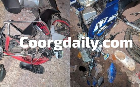 ಬೈಕ್ ಹಾಗೂ ಸ್ಕೂಟಿ ನಡುವೆ ಡಿಕ್ಕಿ: ನಾಲ್ವರು ಸವಾರರಿಗೆ ಗಾಯ