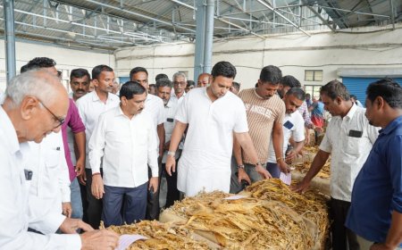 ತಂಬಾಕು ಬೆಳೆಗಾರರಿಗೆ ನ್ಯಾಯಯುತ ದರ ನೀಡಲು ಸಂಸದ ಯುದುವೀರ್ ಒಡೆಯರ್ ಆಗ್ರಹ