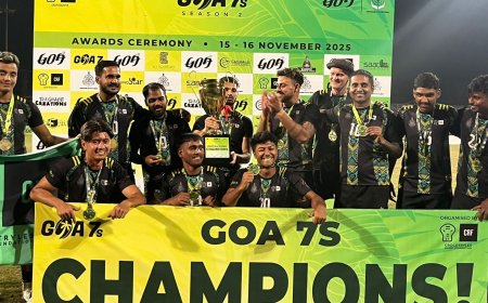 ಅಂತರಾಷ್ಟ್ರೀಯ ಮಟ್ಟದ ಆಹ್ವಾನಿತ ತಂಡಗಳ ನಡುವೆ ರಗ್ಬಿ ಪಂದ್ಯಾವಳಿ:ಕೊಡಗಿನ ಮಾದಂಡ ತಿಮ್ಮಯ್ಯ ಪ್ರತಿನಿಧಿಸಿದ ಗೋವಾ ತಂಡ ಚಾಂಪಿಯನ್