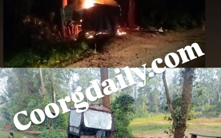 ನೆಲ್ಲಿಹುದಿಕೇರಿ:ಗೂಡಂಗಡಿ ಬೆಂಕಿಗೆ ಆಹುತಿ