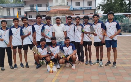 ಬಾಲ್ ಬ್ಯಾಡ್ಮಿಂಟನ್: ಕನ್ನಡ ಭಾರತಿ ಪದವಿಪೂರ್ವ ಕಾಲೇಜು ತಂಡ ರಾಜ್ಯ ಮಟ್ಟಕ್ಕೆ ಆಯ್ಕೆ