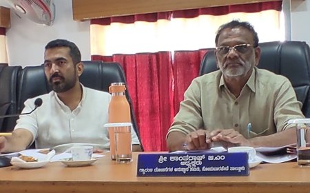 ಸೋಮವಾರಪೇಟೆ ತಾಲ್ಲೂಕು ಪಂಚಾಯತ್ ಪ್ರಗತಿ ಪರಿಶೀಲನಾ ಸಭೆ:  ಸಮಯ ಪಾಲನೆ ಮಾಡದ ಅಧಿಕಾರಿಗಳ ವಿರುದ್ಧ ಕ್ರಮ: ಶಾಸಕ ಡಾ.ಮಂತರ್ ಗೌಡ