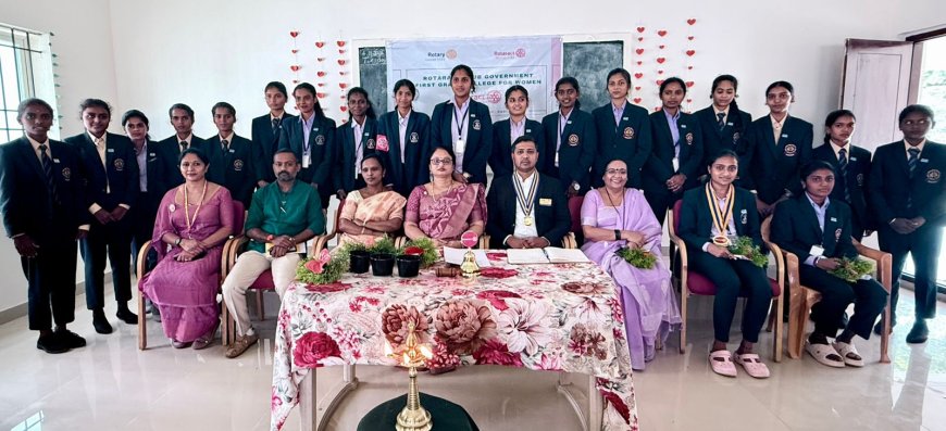 ಮಡಿಕೇರಿಯ ಸರಕಾರಿ ಪ್ರಥಮ ದರ್ಜೆ ಮಹಿಳಾ ಕಾಲೇಜಿನಲ್ಲಿ ರೋಟರಾಕ್ಟ್ ಕ್ಲಬ್ ಸ್ಥಾಪನೆ