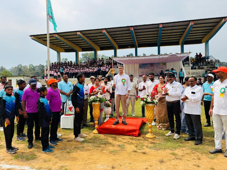 ಮಡಿಕೇರಿ ತಾಲ್ಲೂಕು ಮಟ್ಟದ ಅಥ್ಲೆಟಿಕ್ಸ್ ಕ್ರೀಡಾಕೂಟಕ್ಕೆ ಚಾಲನೆ ನೀಡಿದ ಶಾಸಕ ಎಎಸ್ ಪೊನ್ನಣ್ಣ