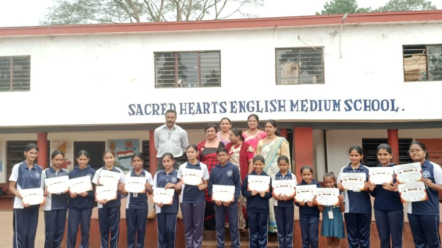 ಕ್ಲಸ್ಟರ್ ಮಟ್ಟದ ಪ್ರತಿಭಾ ಕಾರಂಜಿ :ನಾಪೋಕ್ಲುವಿನ ಸೇಕ್ರೆಡ್ ಹಾರ್ಟ್ಸ್ ಶಾಲಾ ವಿದ್ಯಾರ್ಥಿಗಳು ತಾಲೂಕು ಮಟ್ಟಕ್ಕೆ ಆಯ್ಕೆ